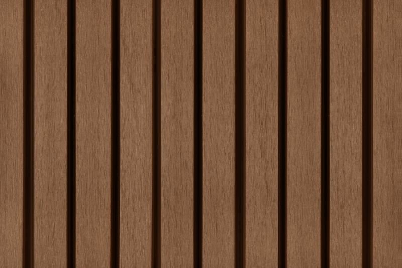 PuraTech 55 composiet dubbel profiel 3,3 x 17 x 290 cm teak fijne houtnerf