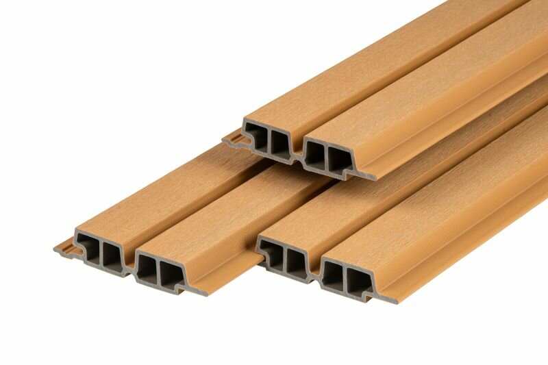 PuraTech 55 composiet dubbel profiel 3,3 x 17 x 290 cm cedar fijne houtnerf