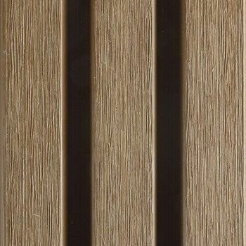 PuraTech 30 composiet triple profiel 3,3 x 17 x 290 cm teak fijne houtnerf