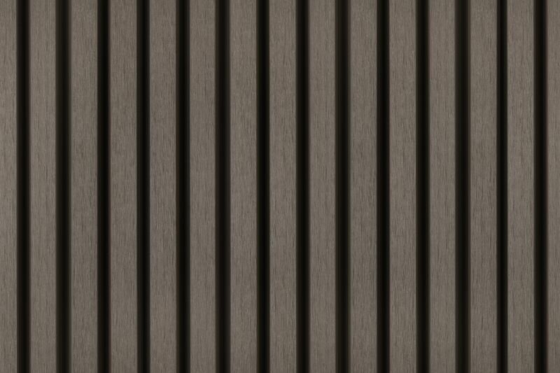 PuraTech 30 composiet triple profiel 3,3 x 17 x 290 cm dark grey fijne houtnerf