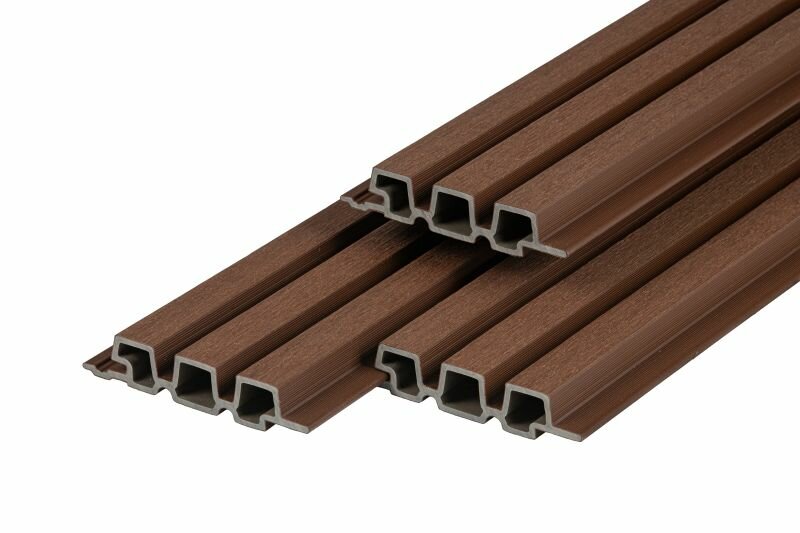 PuraTech 30 composiet triple profiel 3,3 x 17 x 290 cm ip&eacute; fijne houtnerf