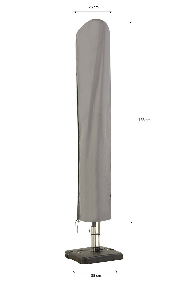Madison parasolhoes 165x25/35 cm grey