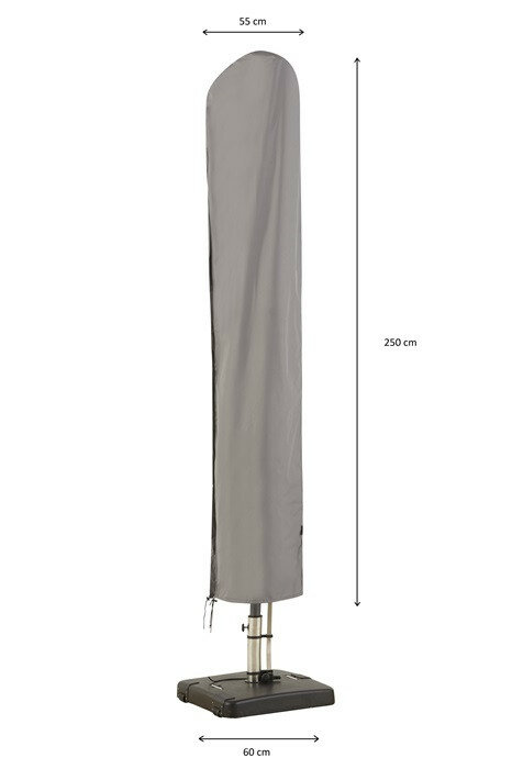 Madison parasolhoes 250x55/60 cm grey