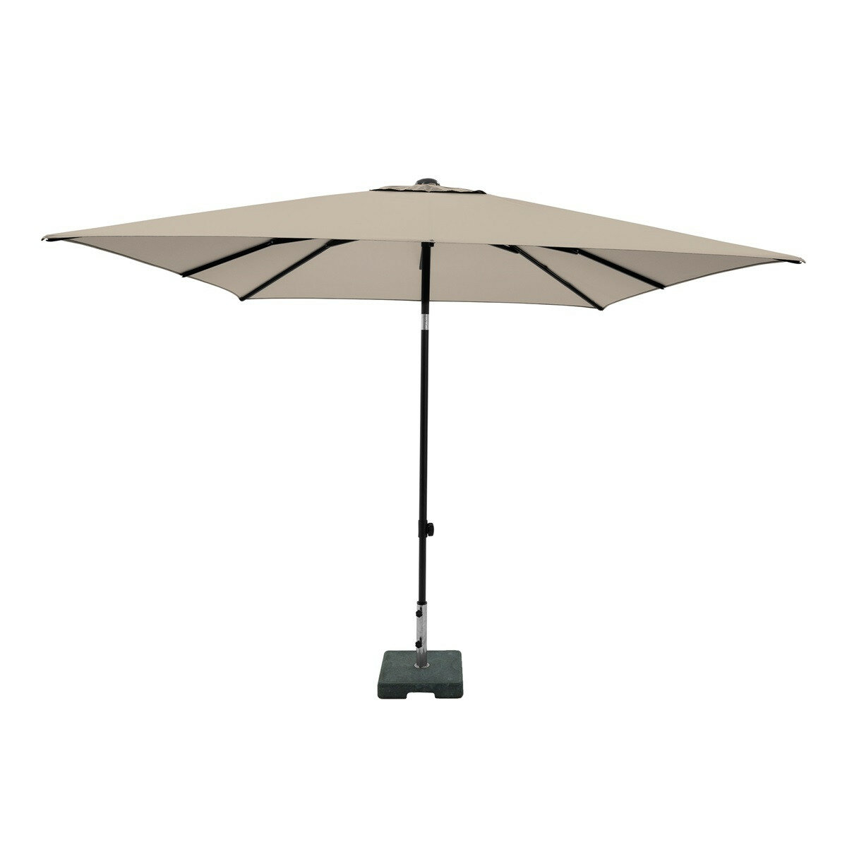 Madison Corsica push-up parasol 200x250 cm ecru