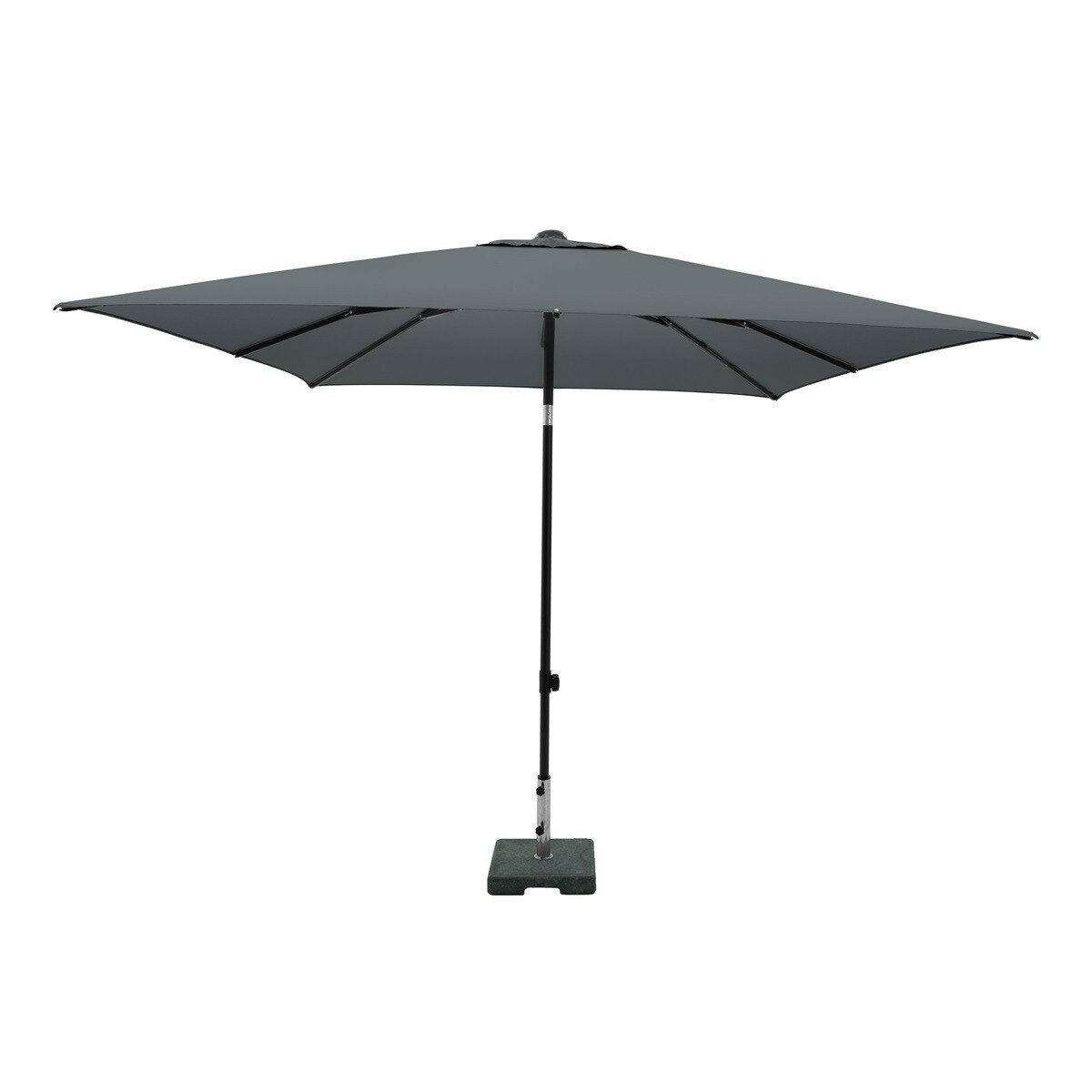 Madison Corsica push-up parasol 200x250 cm grey
