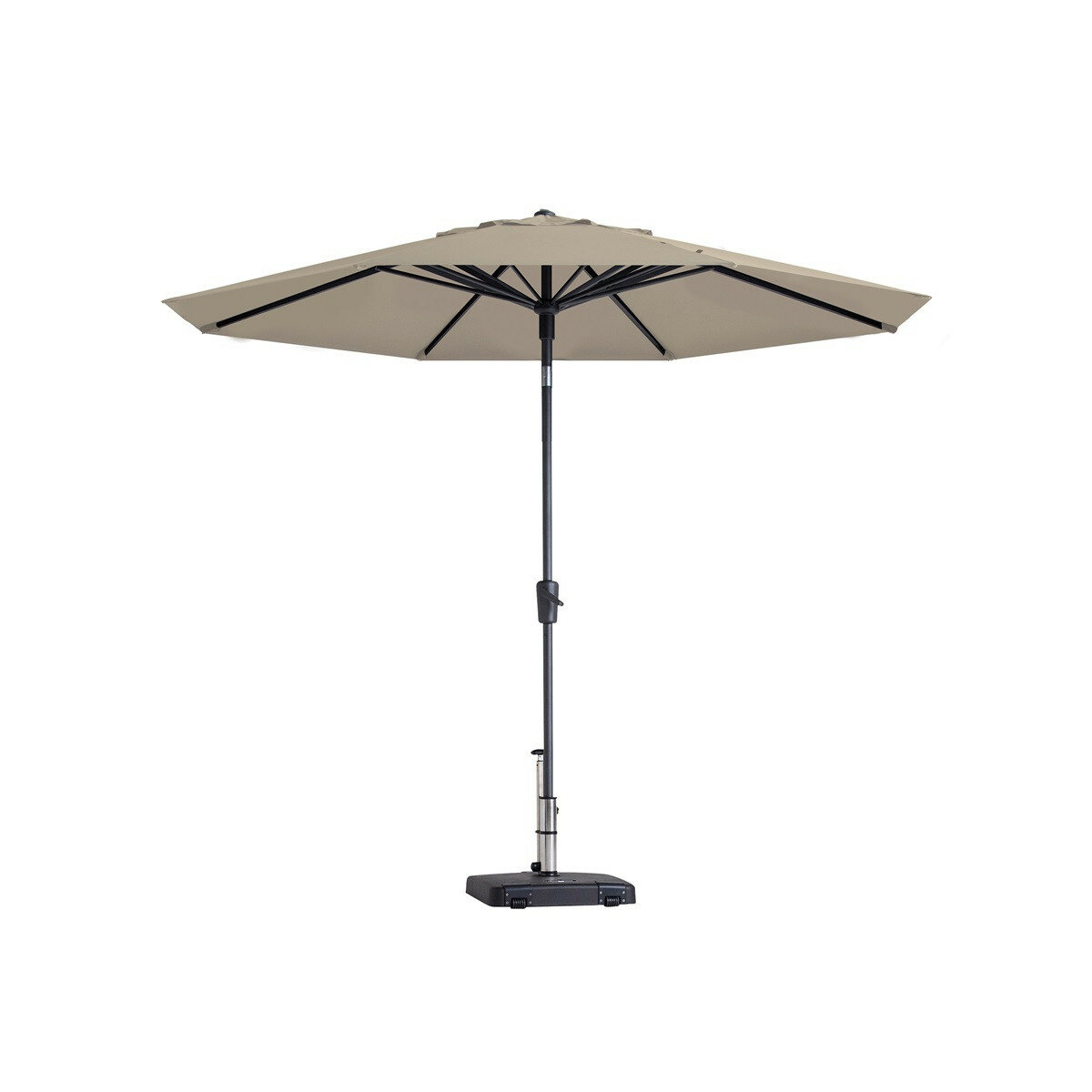Madison Paros II luxe auto tilt parasol &Oslash;300 cm ecru