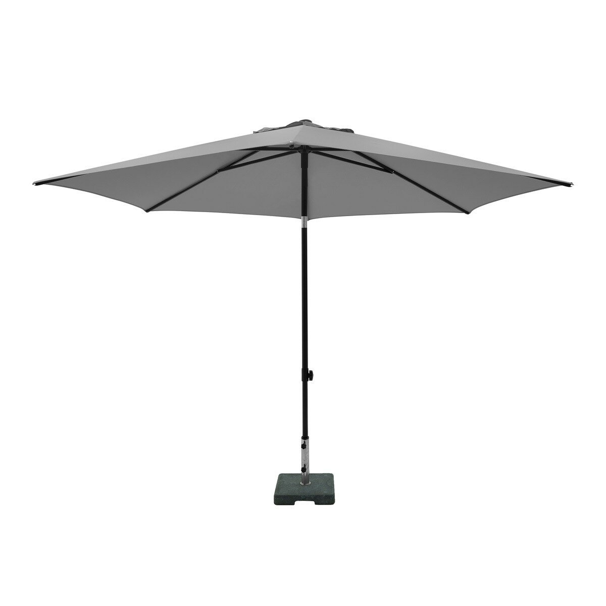 Madison Mykanos push-up parasol &Oslash;250 cm light grey