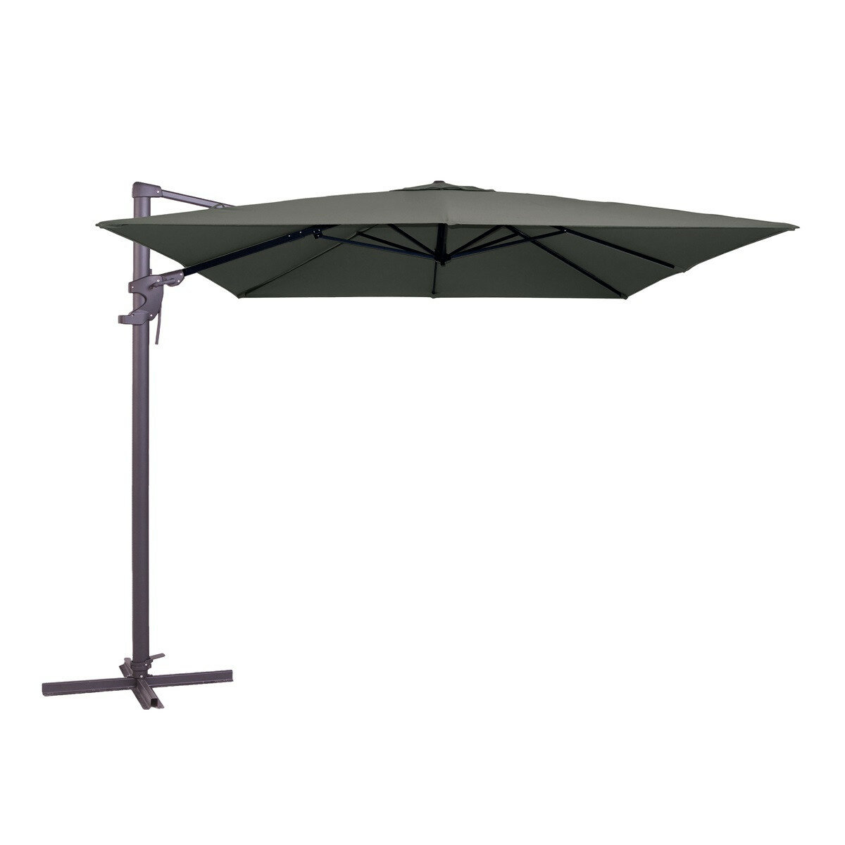 Madison Monaco Flex III zweefparasol 300x300 cm grey