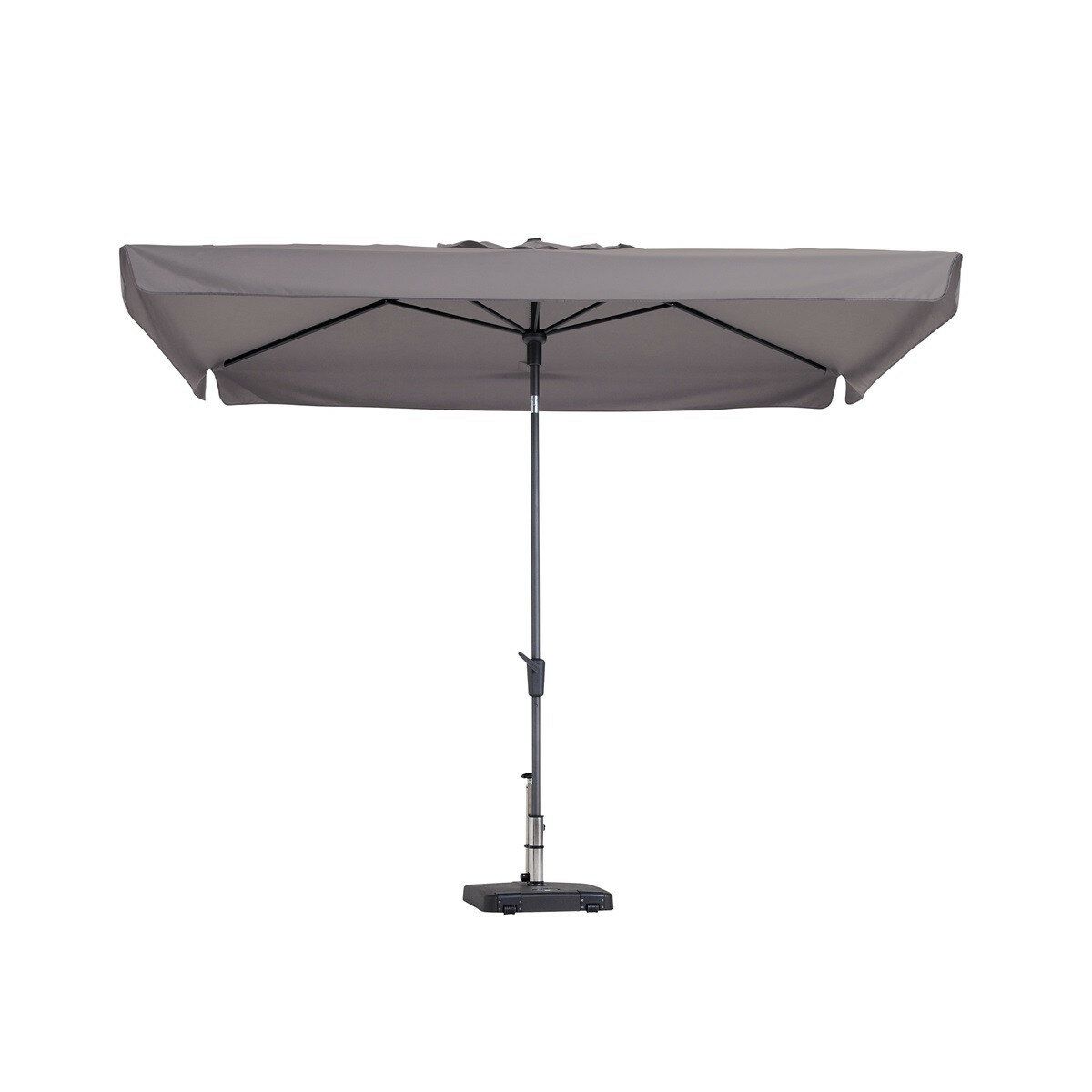 Madison Delos luxe parasol 200x300 cm taupe