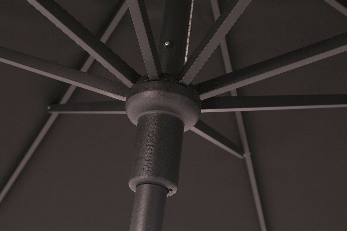 Madison Asymetric Sideway parasol 360x220 cm light grey