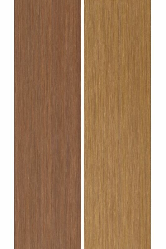 PuraTerra semi-massieve composiet vlonderplank teak bi-color 2,3 x 13,8 x 300 cm