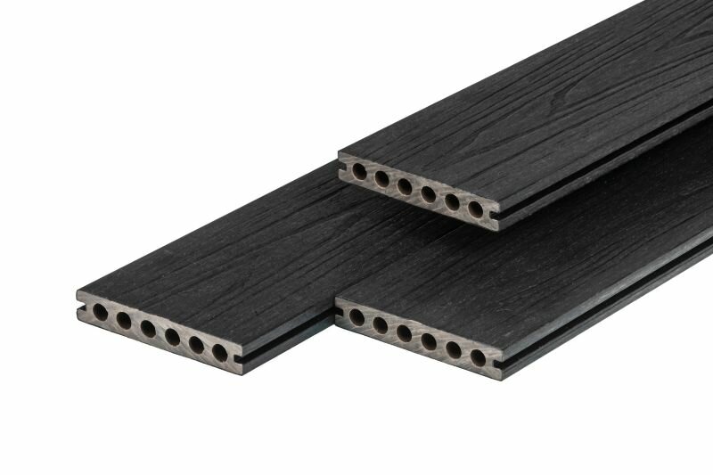 PuraShield composiet vlonderplank ebony black 2,3 x 13,8 x 300 cm