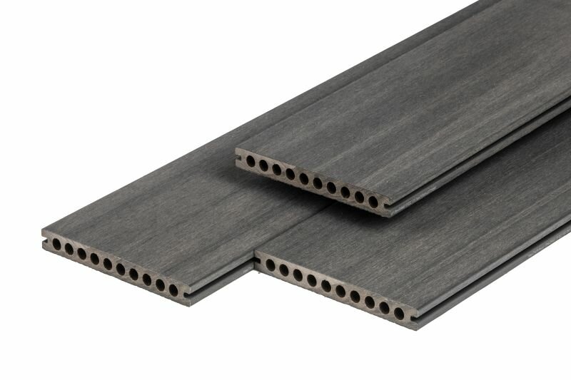 PuraShield composiet vlonderplank dark grey 2,3 x 21 x 400 cm