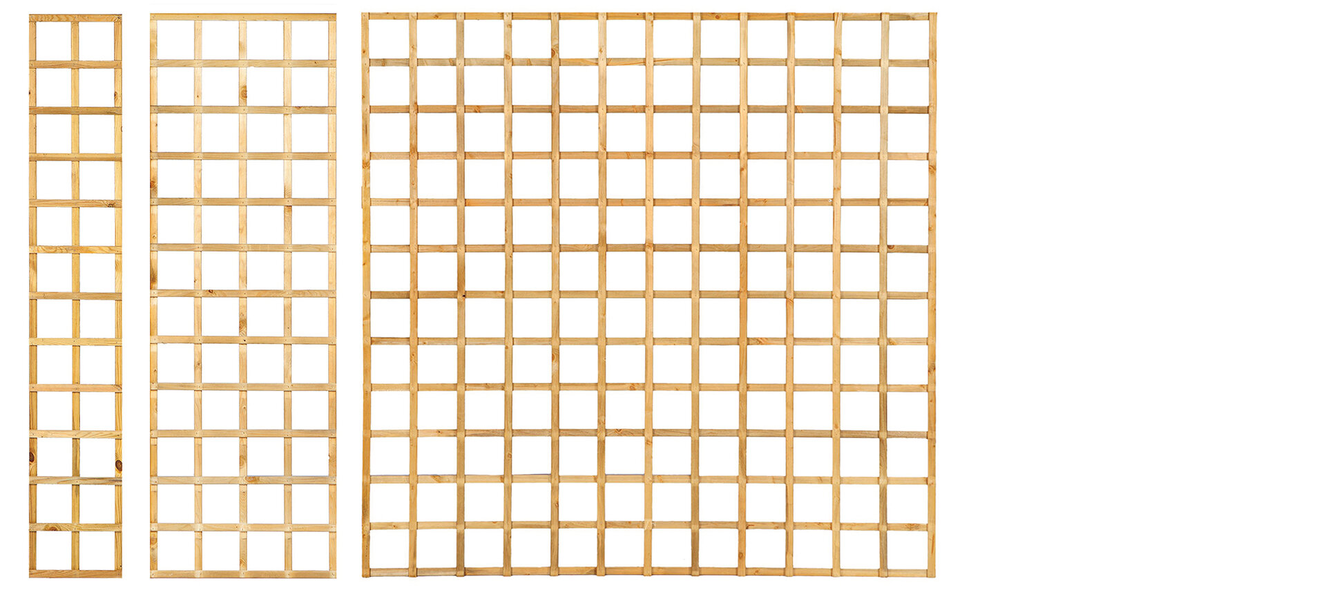 Trellis recht Grenen groen ge&iuml;mpregneerd 60 x 180 cm