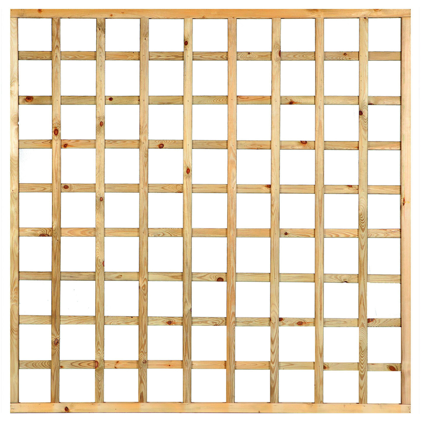 Trellis recht Grenen groen ge&iuml;mpregneerd 180 x 180 cm