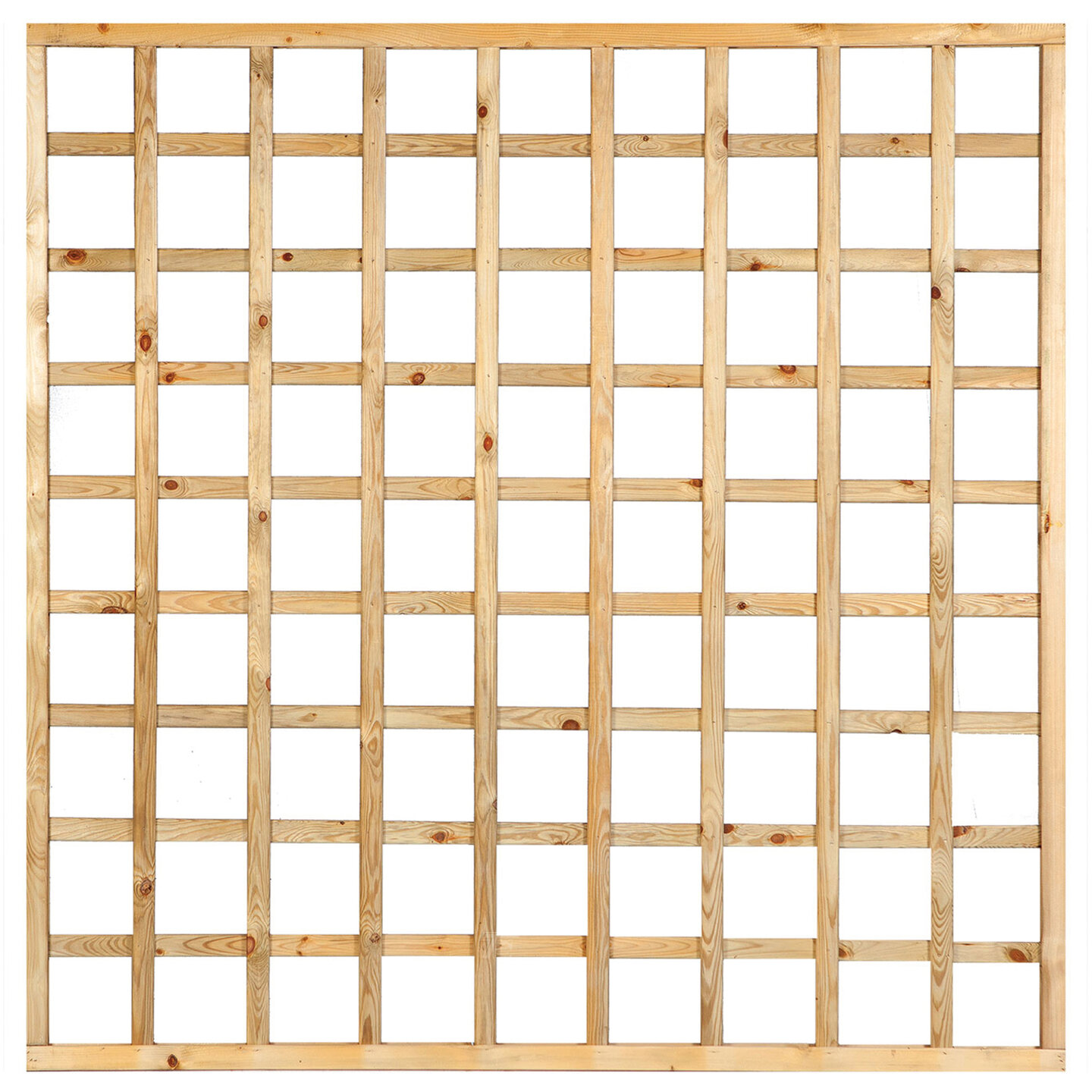 Trellis recht Grenen groen ge&iuml;mpregneerd 180 x 180 cm