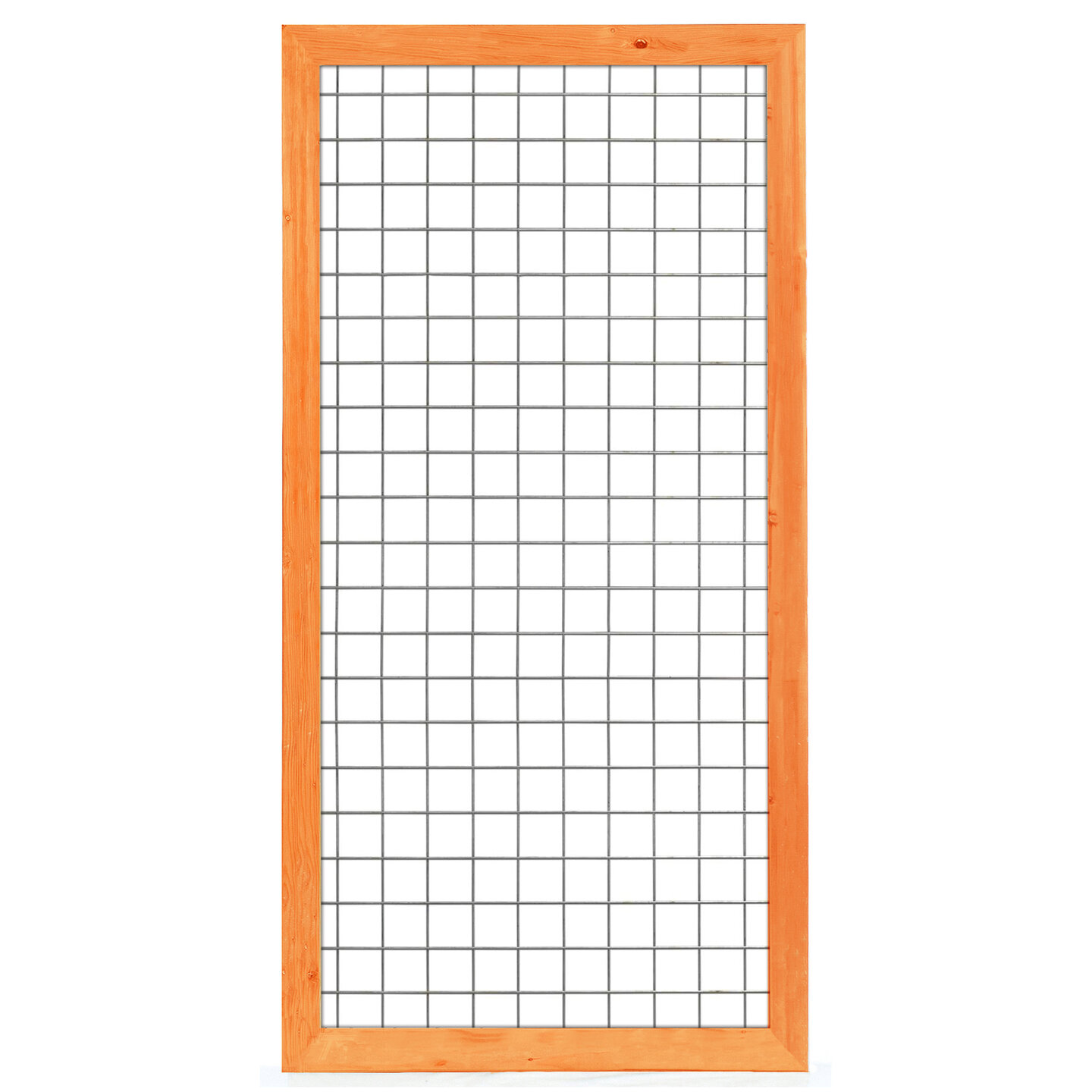 Gaaselement vuurverzinkt 90 x 180 cm met Red Class Wood kader 4,5 x 7,0  cm