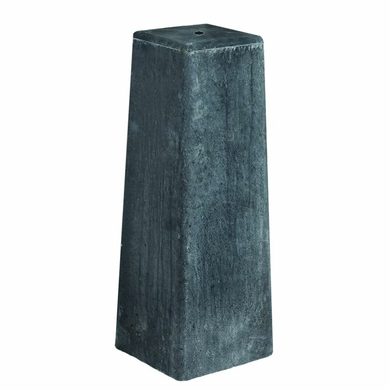 Berton&copy; betonpoer Eco antraciet 18x18 naar 15x15x50 cm met M16-bus
