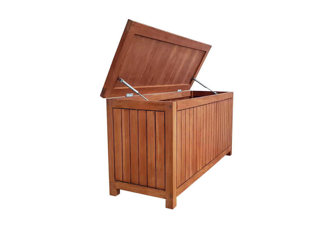 Teak kussenbox 160 x 80 x 80cm