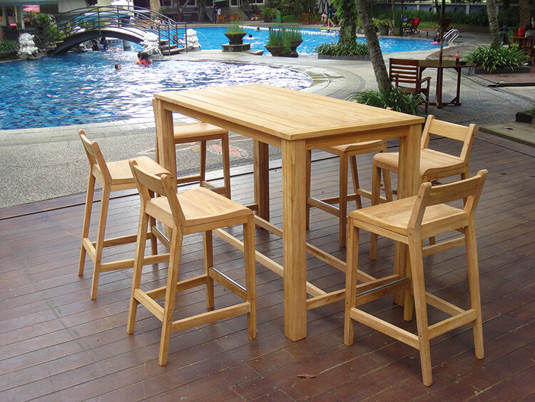 Teak tuinset Barset Buckingham