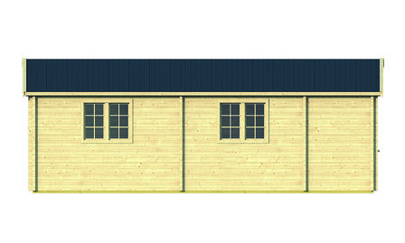 Blokhut Azores 941 x 848 x 317 cm - Prefab Houten Woning - Luxe Tuinhuis