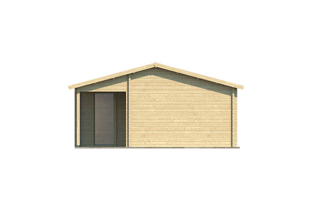 Blokhut Letterkenny 1120 x 595 x 304 cm - Prefab Houten Woning - Luxe Tuinhuis