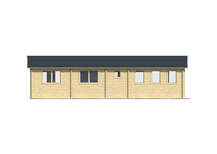 Blokhut Letterkenny 1120 x 595 x 304 cm - Prefab Houten Woning - Luxe Tuinhuis