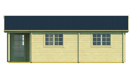 Blokhut Ardee 700 x 817 x 317 cm - Prefab Houten Woning - Luxe Tuinhuis