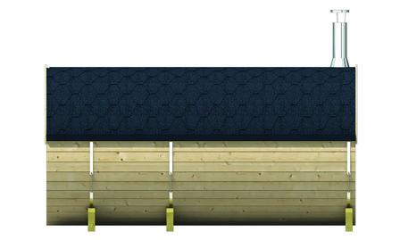 Saunabarrel vurenhout 190x250cm Tuindeco