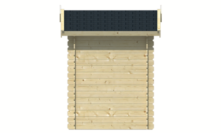 Blokhut Irina 200 x 155 x 217 cm Wanddikte 19 mm - Tuinhuisje