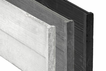 Berton Rabat houtmotiefplaat smal wit/grijs 184