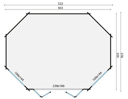 Blokhut Gudrun 503 x 360