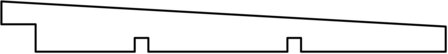 Zweeds rabat lariks/douglas 1.1/2.2x19.5x400cm