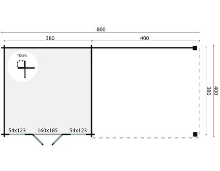 Blokhut Kwaspa 800 x 400 