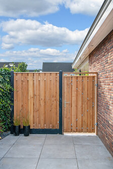 Tuindeur Privacy luxe lariks/douglas 100cm