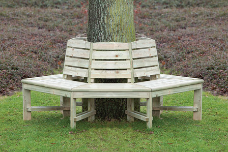 Boombank met rugleuning