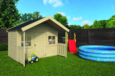 Speelhuisje Aladdin voor buiten - inclusief 6,5m² dakleer 