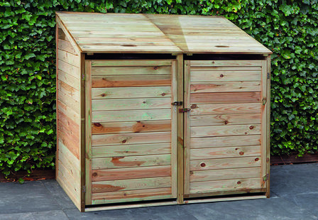 Containerberging geïmpregneerd Dubbel 140 x 85 x 135cm