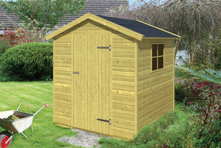 Tuinhuisje Boudewijn 180 x 180 x 207 cm Geïmpregneerd Wanddikte 16 mm - Tuinkast