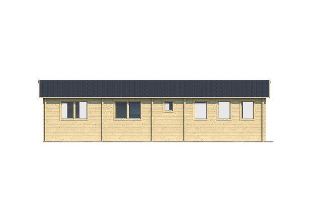 Blokhut Letterkenny 1120 x 595 x 304 cm - Prefab Houten Woning - Luxe Tuinhuis
