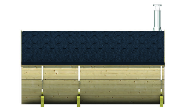 Saunabarrel vurenhout 190x250cm Tuindeco