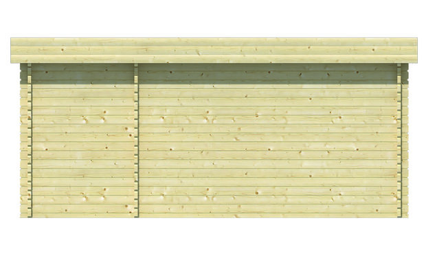 Blokhut Helge  500 x 350 x 222 cm - Tuinhuis 