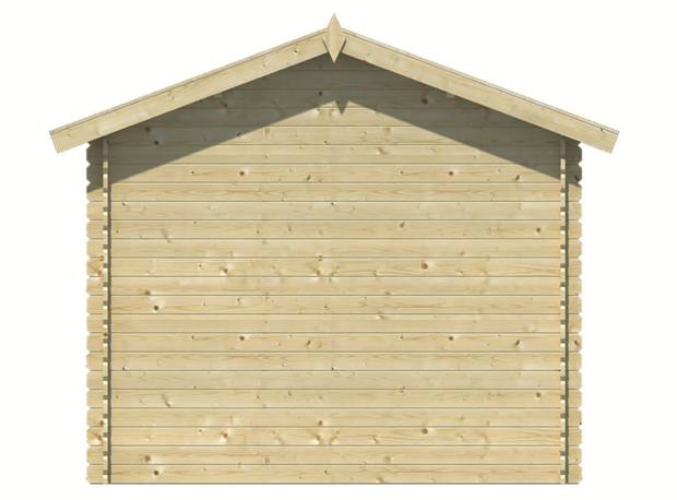 Blokhut Aksel 400 x 300 x 274 cm Wanddikte 28 mm - Luxe Tuinhuis