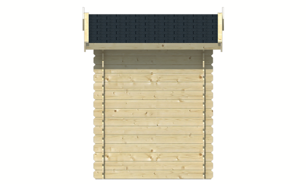 Blokhut Irina 200 x 155 x 217 cm Wanddikte 19 mm - Tuinhuisje