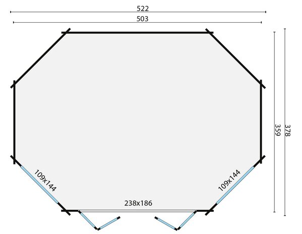 Blokhut Gudrun 503 x 360