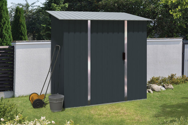 Metalen tuinkast Titan (B 194 x D 114 x H 197 cm)