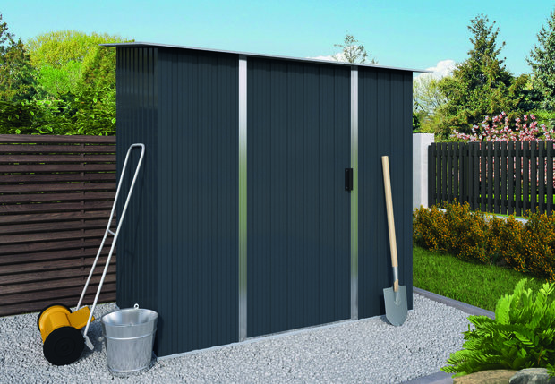 Metalen tuinkast Titan (B 194 x D 114 x H 197 cm)