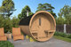 Barrelsauna Thermowood 220x400 - Saunabarrel 400cm Tuindeco
