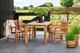 Hardhouten tuintafel teak 180 x 90 x 78 cm