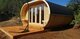 Thermowood Blokhut Oval Office 405x400cm &ndash; Luxe Tuinkantoor of Studio
